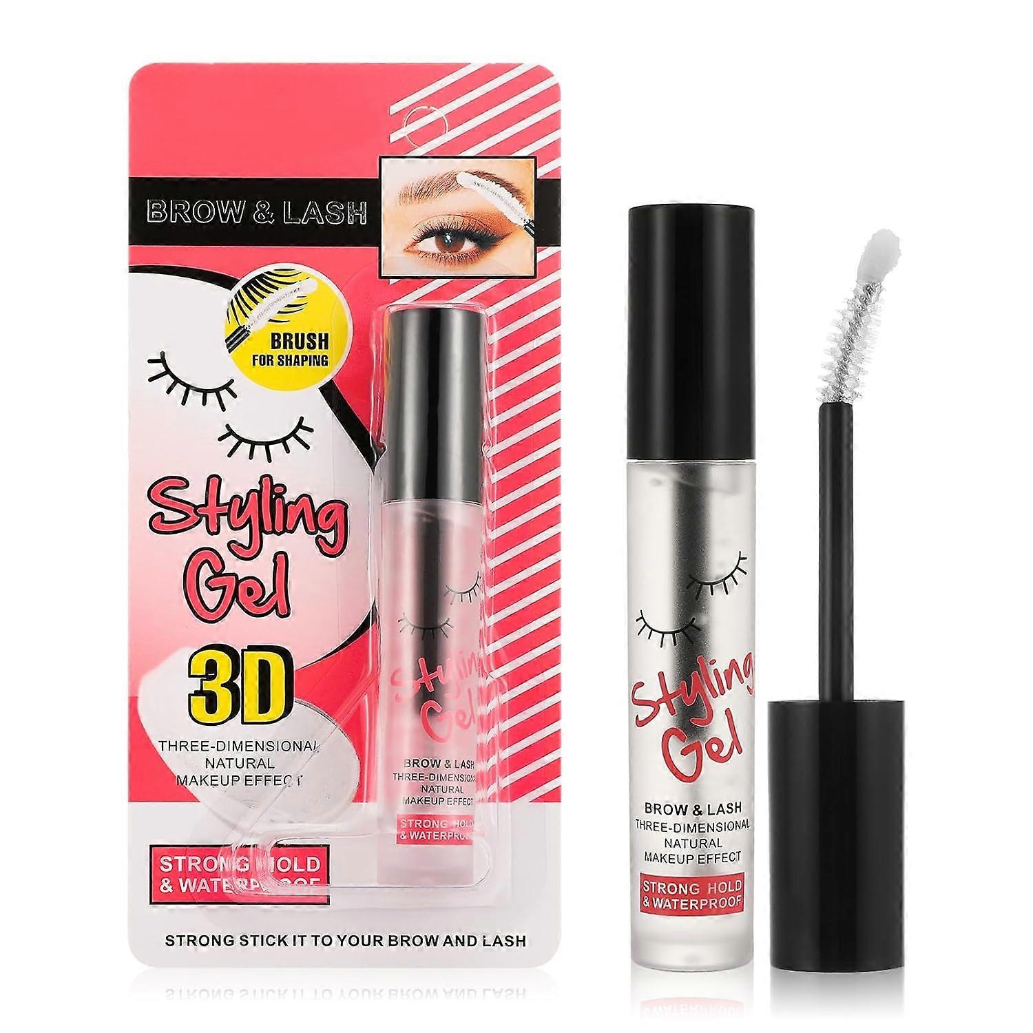 10set 3pcs Eye Brow Gel Sourcils Styling Cire Pour Plumeux & Moelleux & Brow Freeze, Gel De Sourcils Imperméable Longue Durée