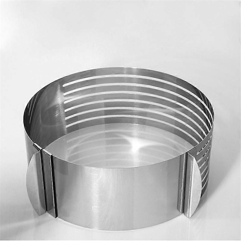 Adjustable Cake Cutter Round Shape Bread Cake Layered Slicer Mold Ring Tools x 1 pcs