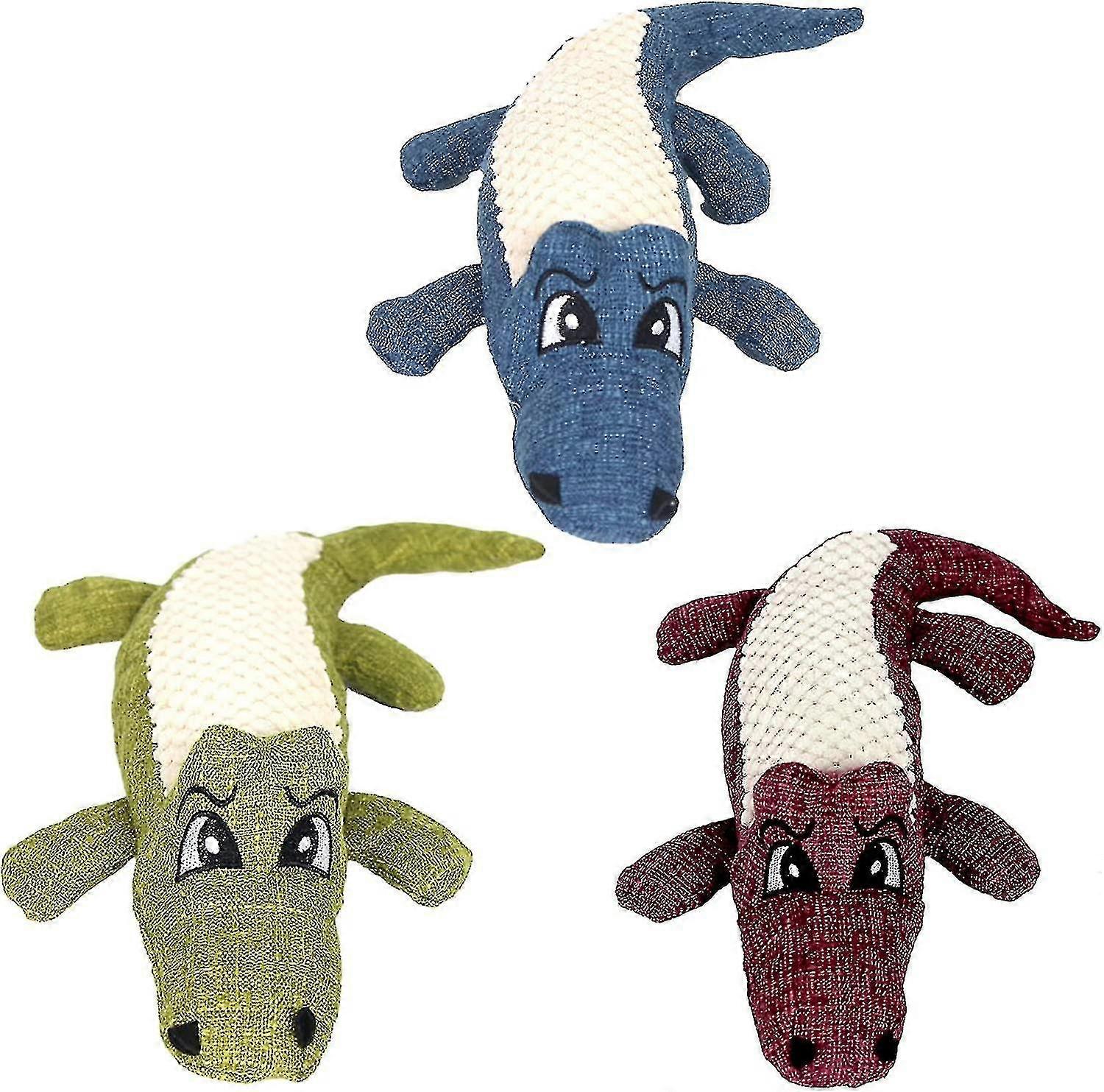 Indestructible Squeaky Plush Dog Toys For Aggressive Chewers - Happy H