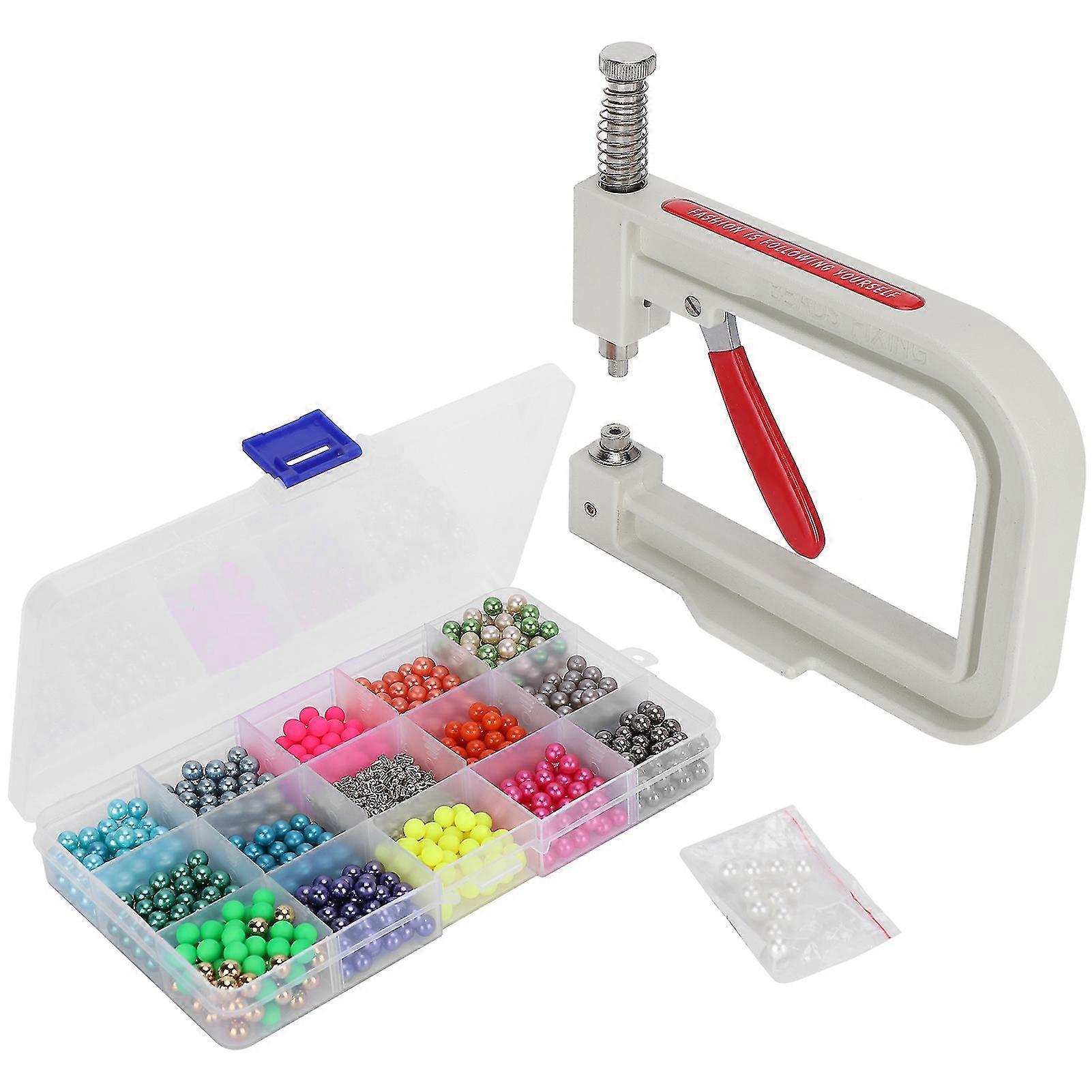 6mm Pearl Setting Machine DIY Handmade Beads Rivet Buttons Decoration Accessories