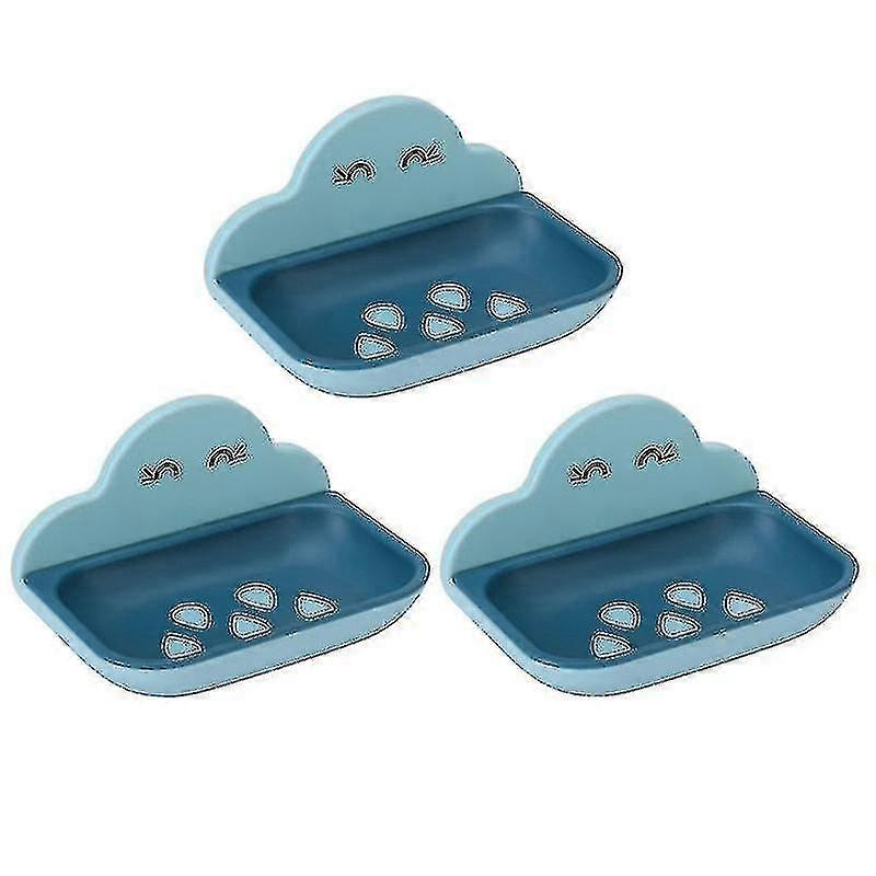 Plastic Soap Draining Dish - Pack of 3