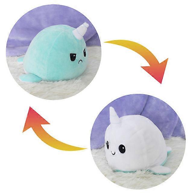 Double Sided Cat Gato Kids Plushie Animals Unicorn Flip Doll Cute Toy Peluches For Pulpos Playtime Game Plush Toy