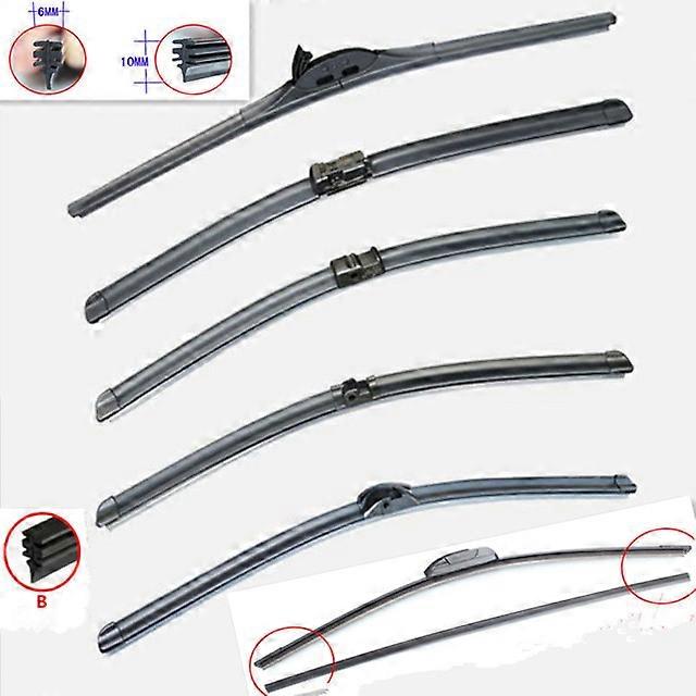 Free shipping Car Windshield Wiper Blade Insert Rubber strip(Refill) for SUBARU Forester XV Impreza Outback BRZ car accessories