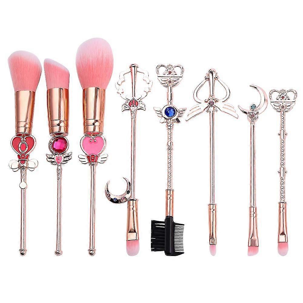Sailor Moon Makeup Brush Set (8 Pieces Pink A)