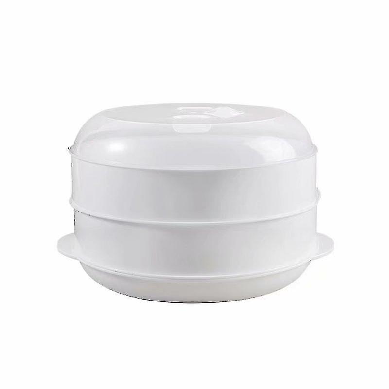 Kitchen Household Large Double-layer Microwave Steamer