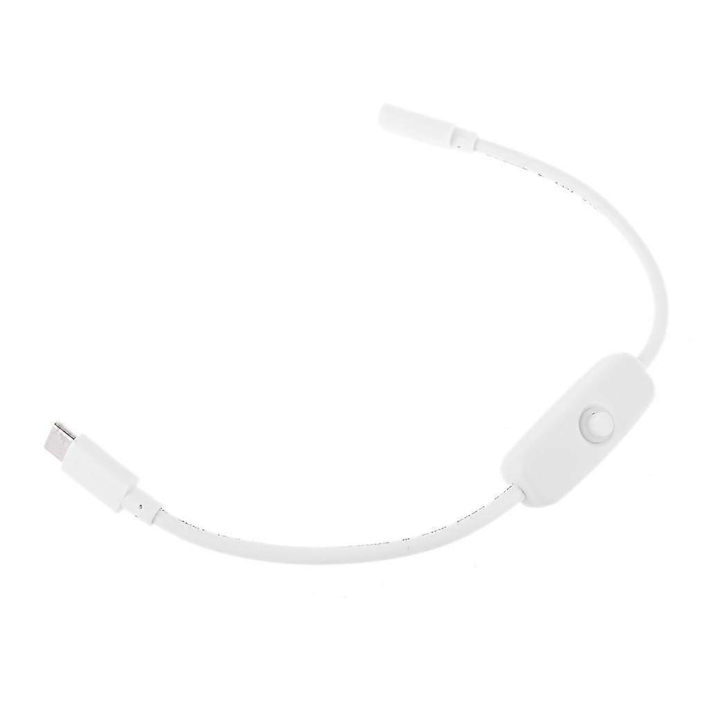 Usb-c Type C Male To Female Extension Cable On Off Switch For Cellphone Tablet