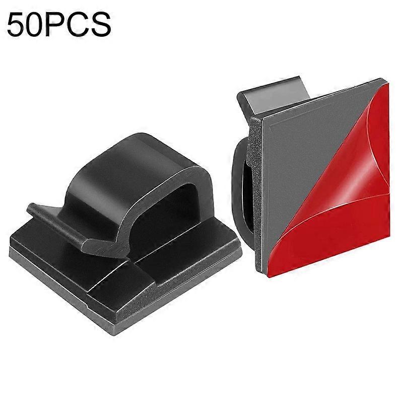 HG2392 50 PCS Desktop Cable Fixing Clip