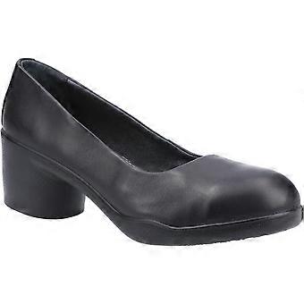 Amblers Safety AS607 Leather Women's Black Safety Shoes