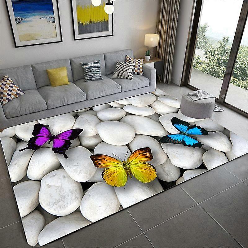 Nordic 3D Printed Large Carpets Galaxy Space Mat Soft Flannel Area Covoare Anti-Slip Covor pentru camera de zi Home Decor Parlor