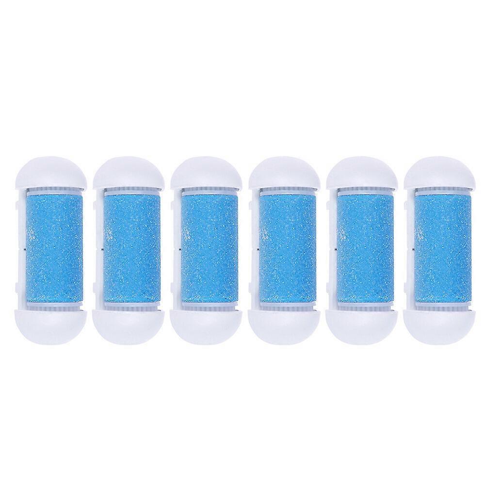 6 Pcs Créatif Pédicure Remplacement Têtes Pied Peau Morte Enlèvement Rouleaux Têtes