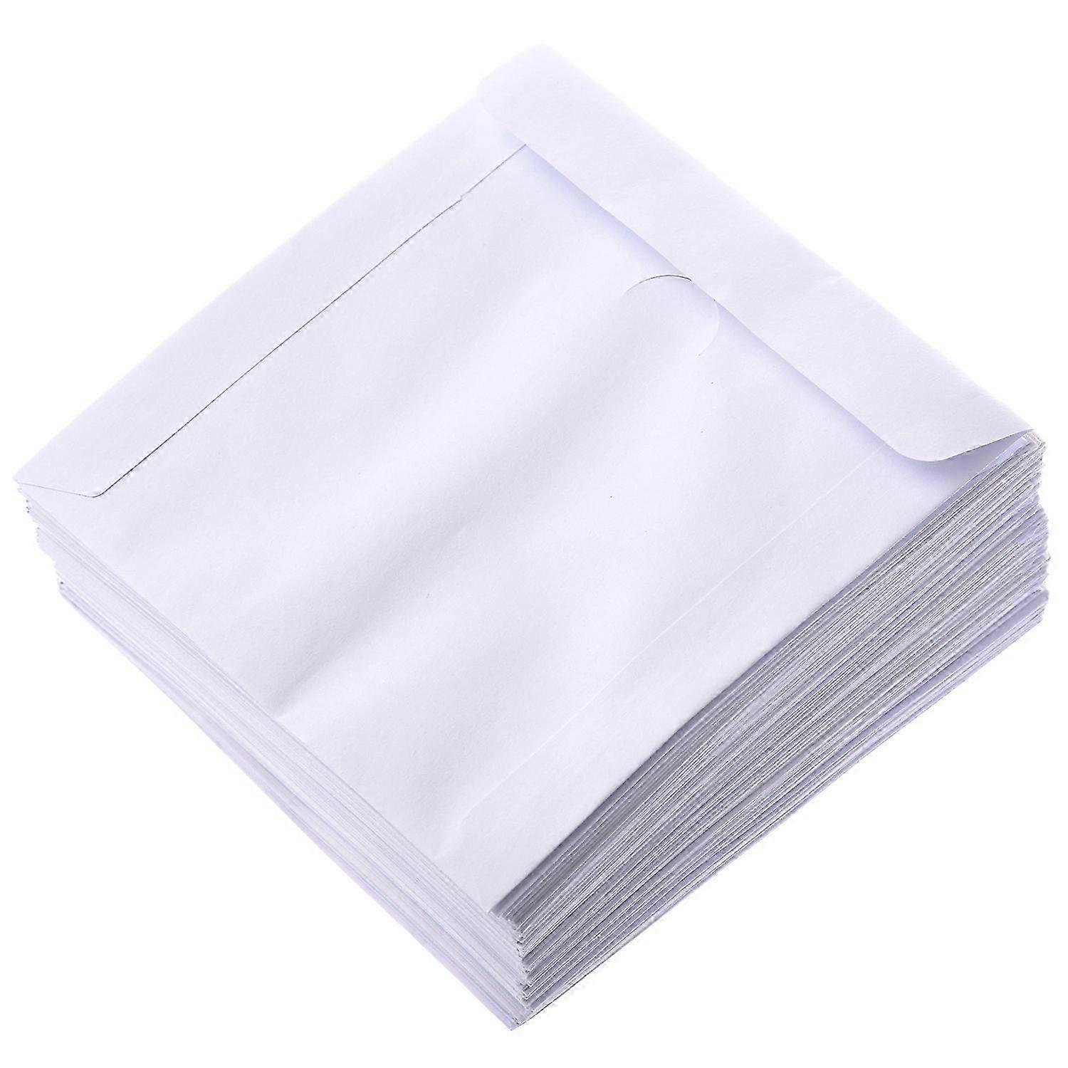 100 Paper Cd Sleeves With Window Flap