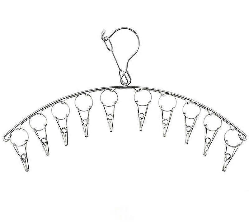 Underwear Sock Drying Rack Windproof Non-slip Adjustable Rotatable Clips