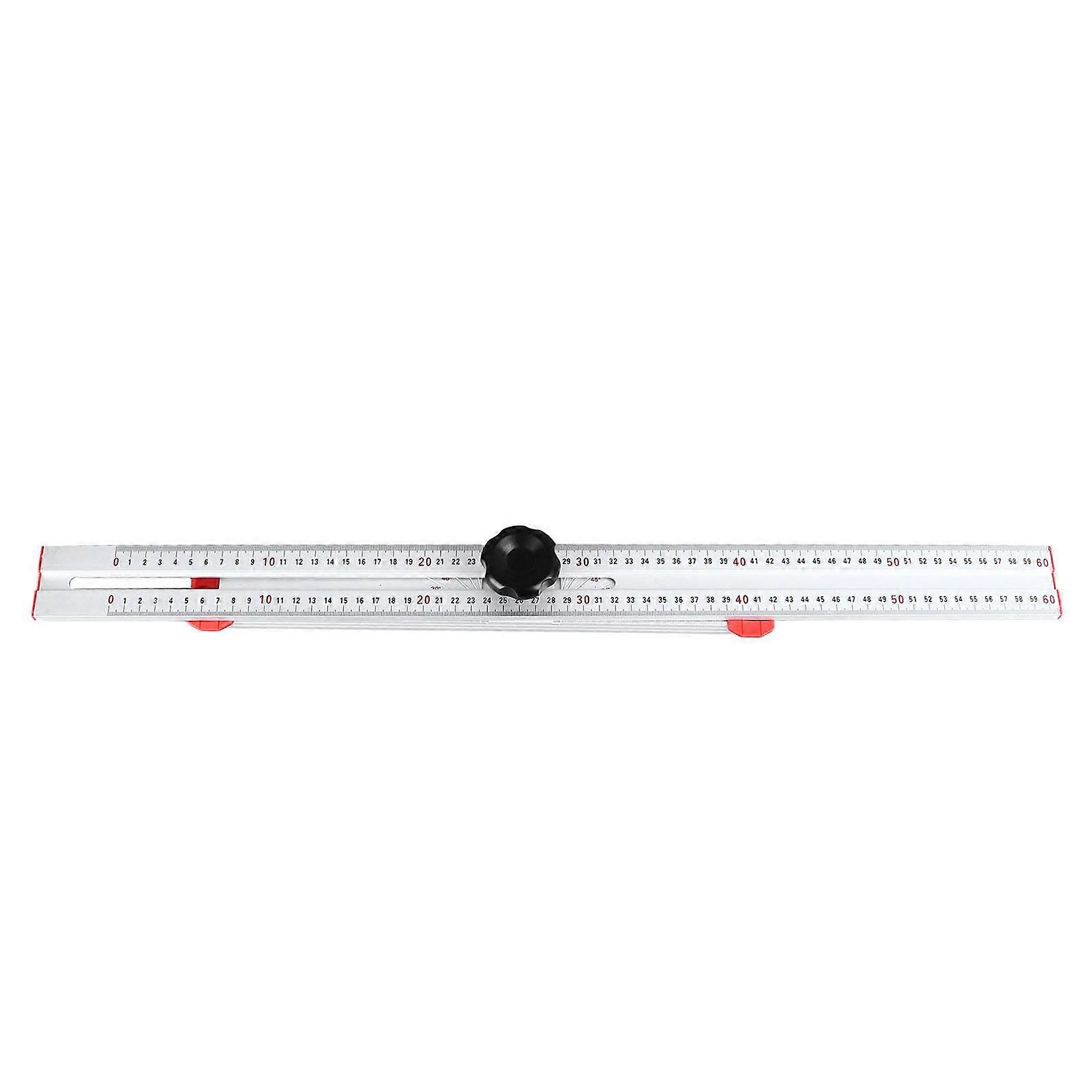 Adjustable T Square 600mm 2 in 1 Adjustable Angle Ruler T Type Marking Ruler for Woodworking Construction