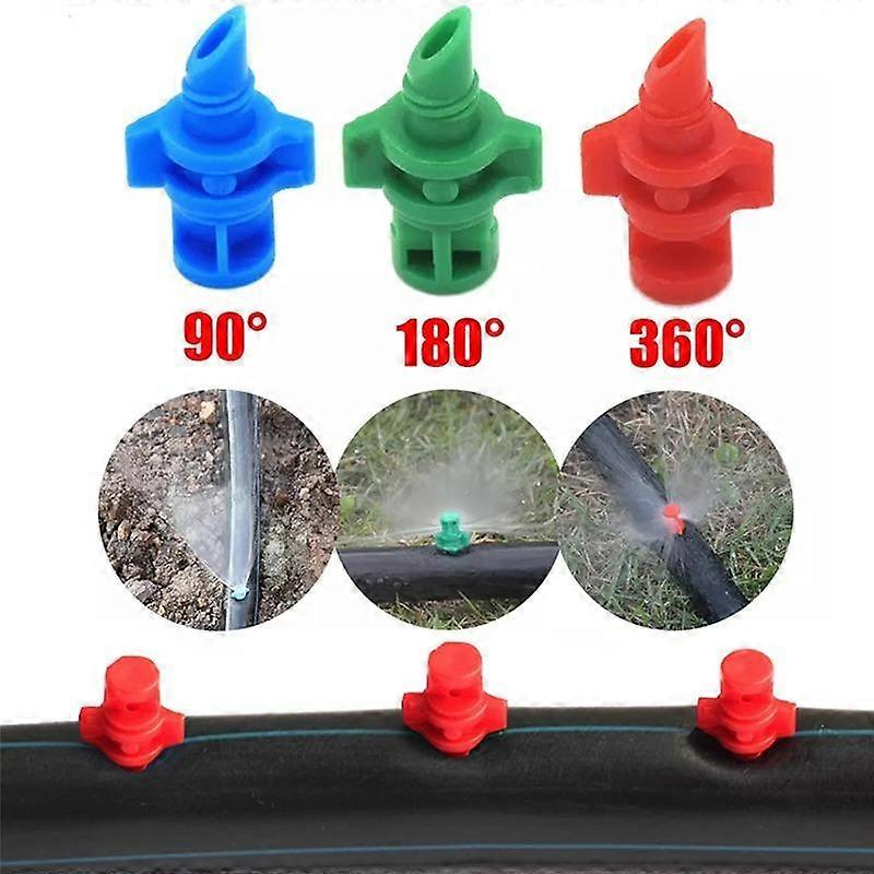 50 Pcs 90 180 360 Angle Simple Refraction Sprinkler Thread Nozzle Head High Quality Garden Fruit Tree Irrigation Sprayer