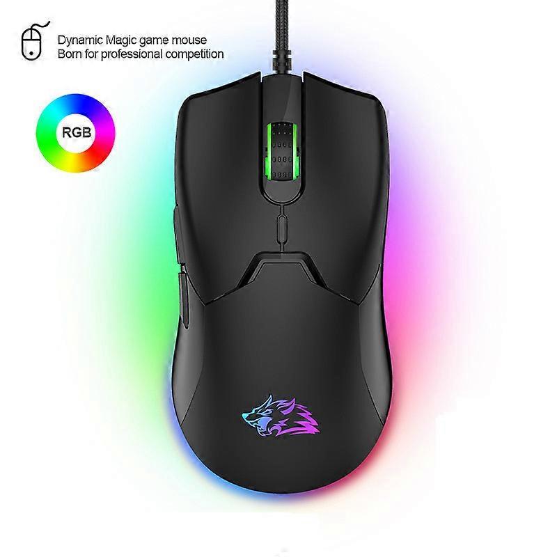 M6RGB Maus Makro Programmierung Druck Griff Computer Büro Spiel Viper Maus Gaming RGB Backlit Maus