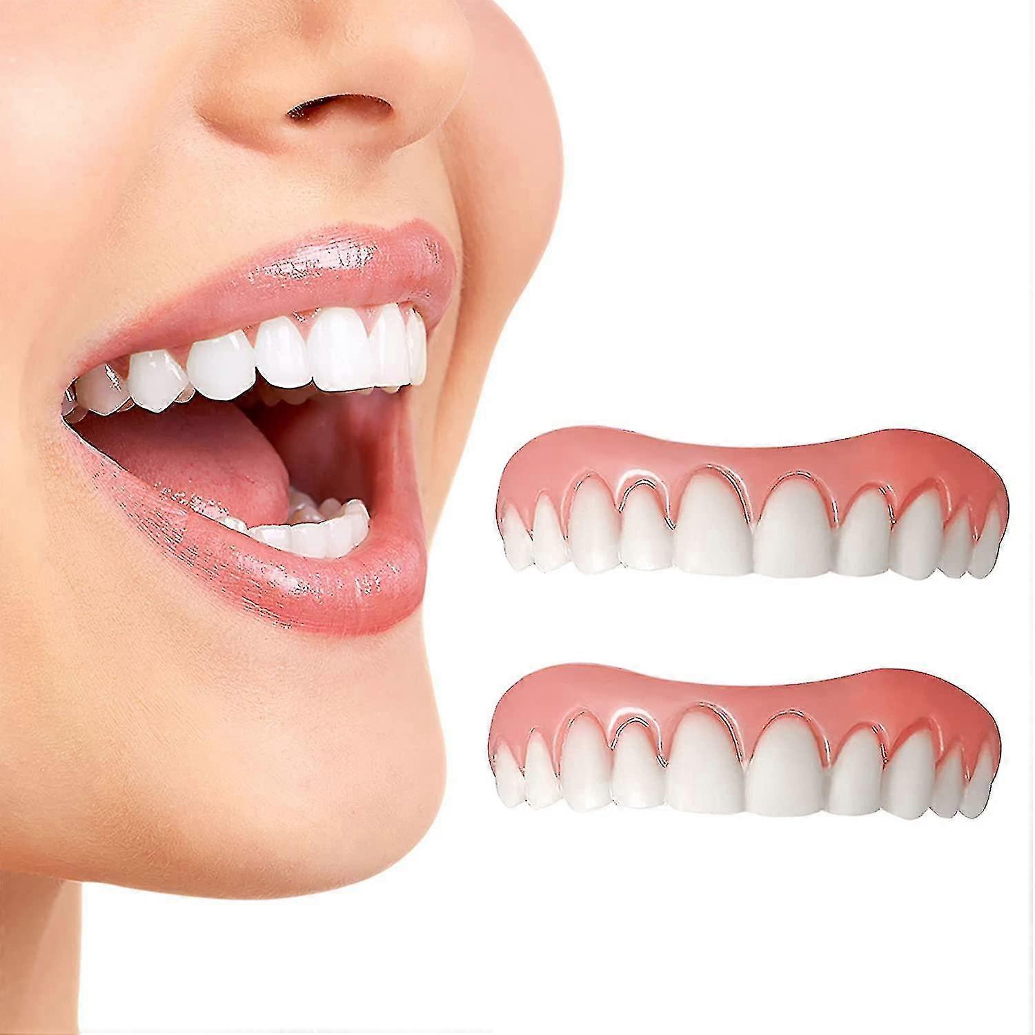 Veneers False Teeth Snap On Instant Smile Veneers Cosmetic Teeth Dentures Dental