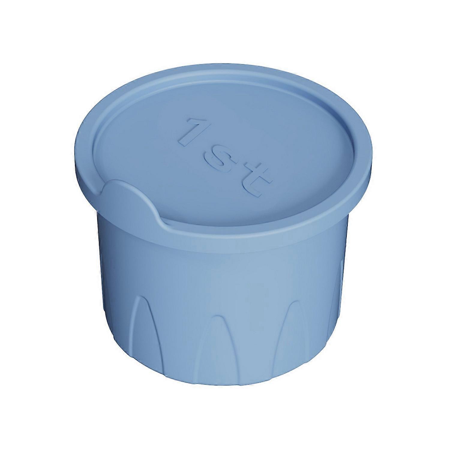 Silicone Ice Mold for 20-40 Oz Tumbler Hollow Cylindrical Ice Cube Tray with Lid Stackable Ice Cubes