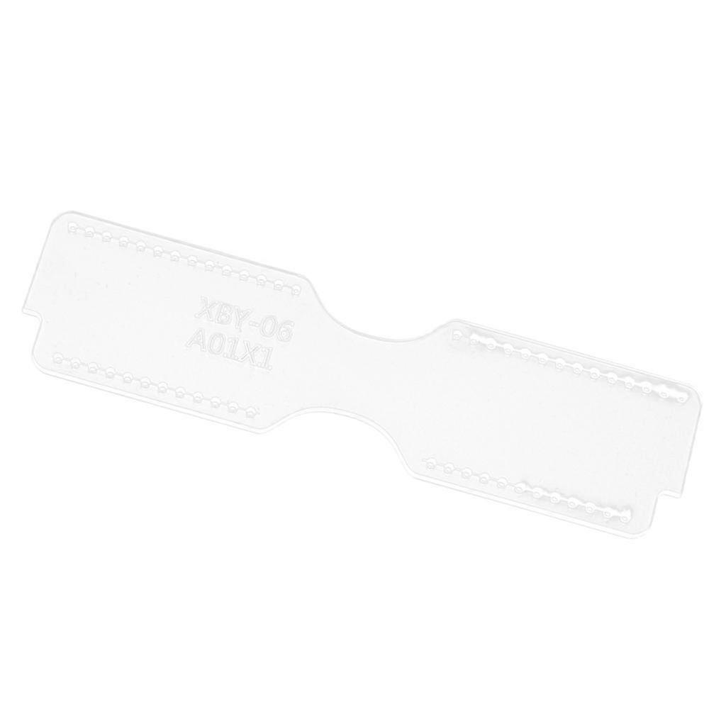 Clear Acrylic Storage Bag Pattern Stencil Template Leather Craft DIY Tool