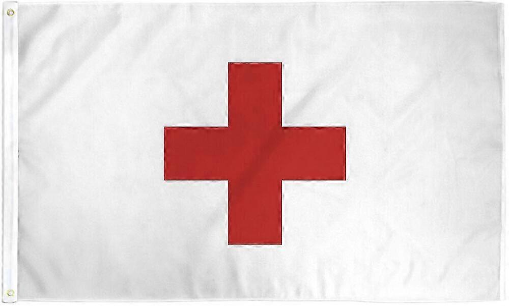 Red Cross Flag 3x5ft First Aid Medical Flag