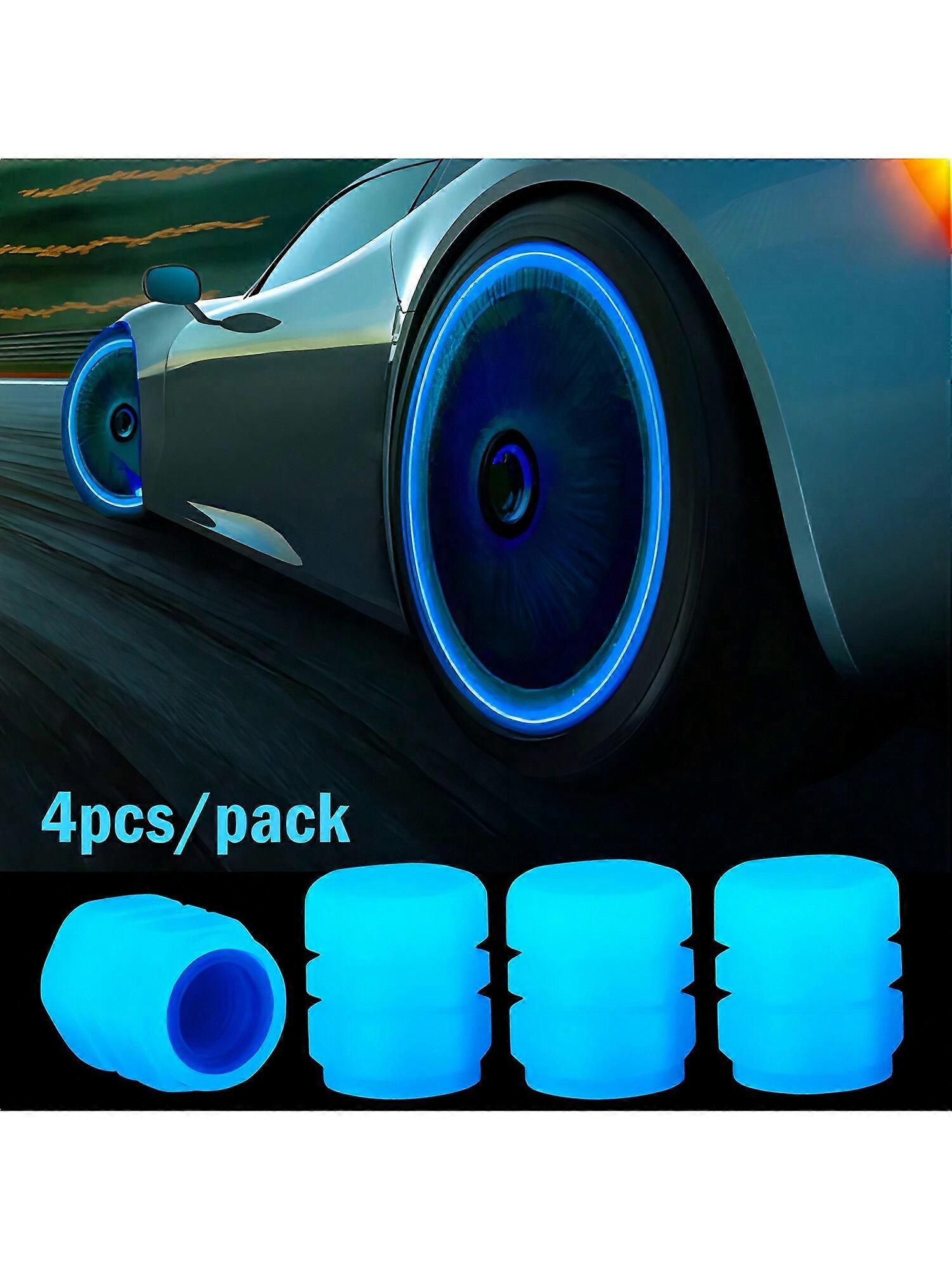 Kryty dříků pneumatik automobilů s funkcí svícení ve tmě