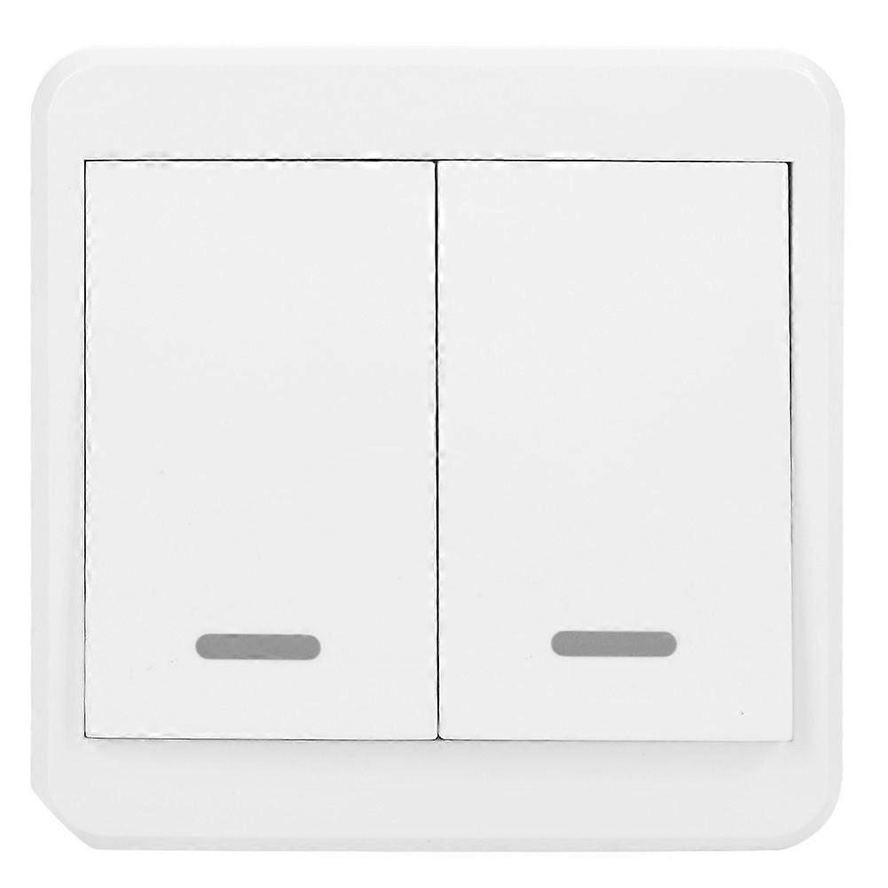 Wireless Press Smart Switch Panel Support for ALEXA Google home AC90-250V UK 2 Way