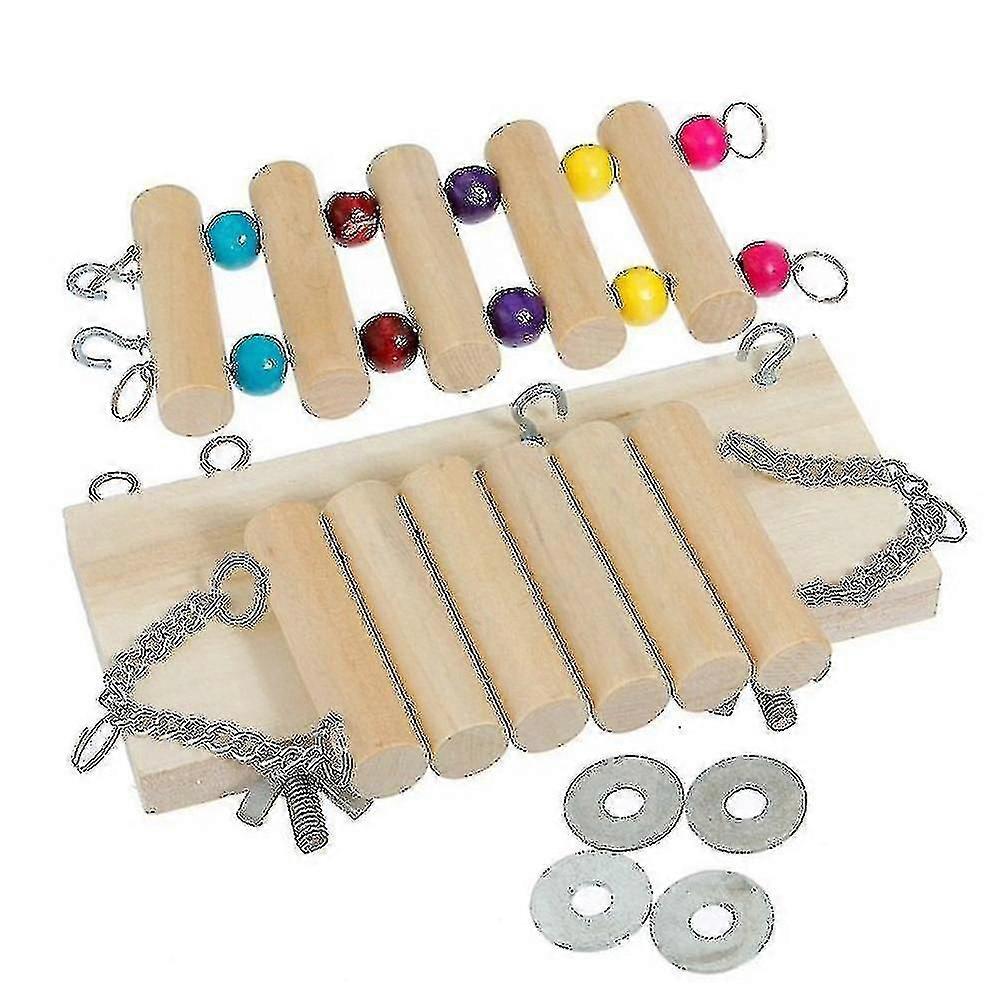 2pcs/set Hámster Juguetes Swing Parrot