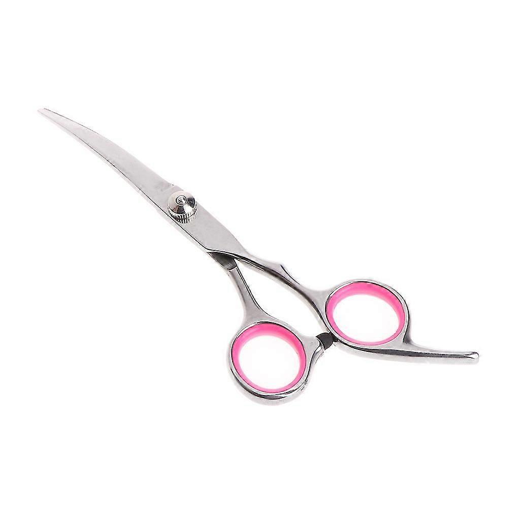 Pet Scissors 6.7" Pet Gromming Scissors Curved Blade Stainless Steel Scissors