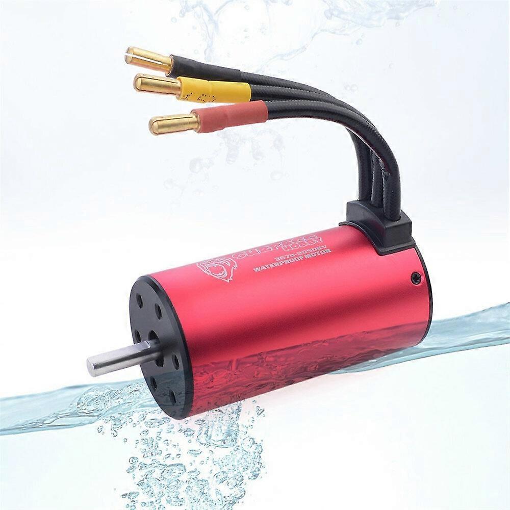 Surpass Hobby 3670 Brushless Waterproof RC Car Motor 1700kv 2050kv 2650kv 2850kv Vehicle Models Part