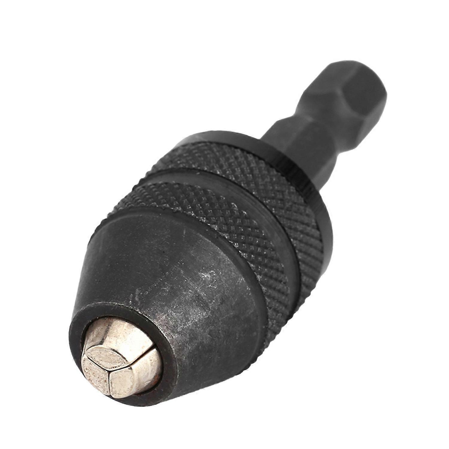 1/4in Keyless Drill Bit Chuck Hex Shank Adapter Converter Quick Change 0.3‑3mm SG
