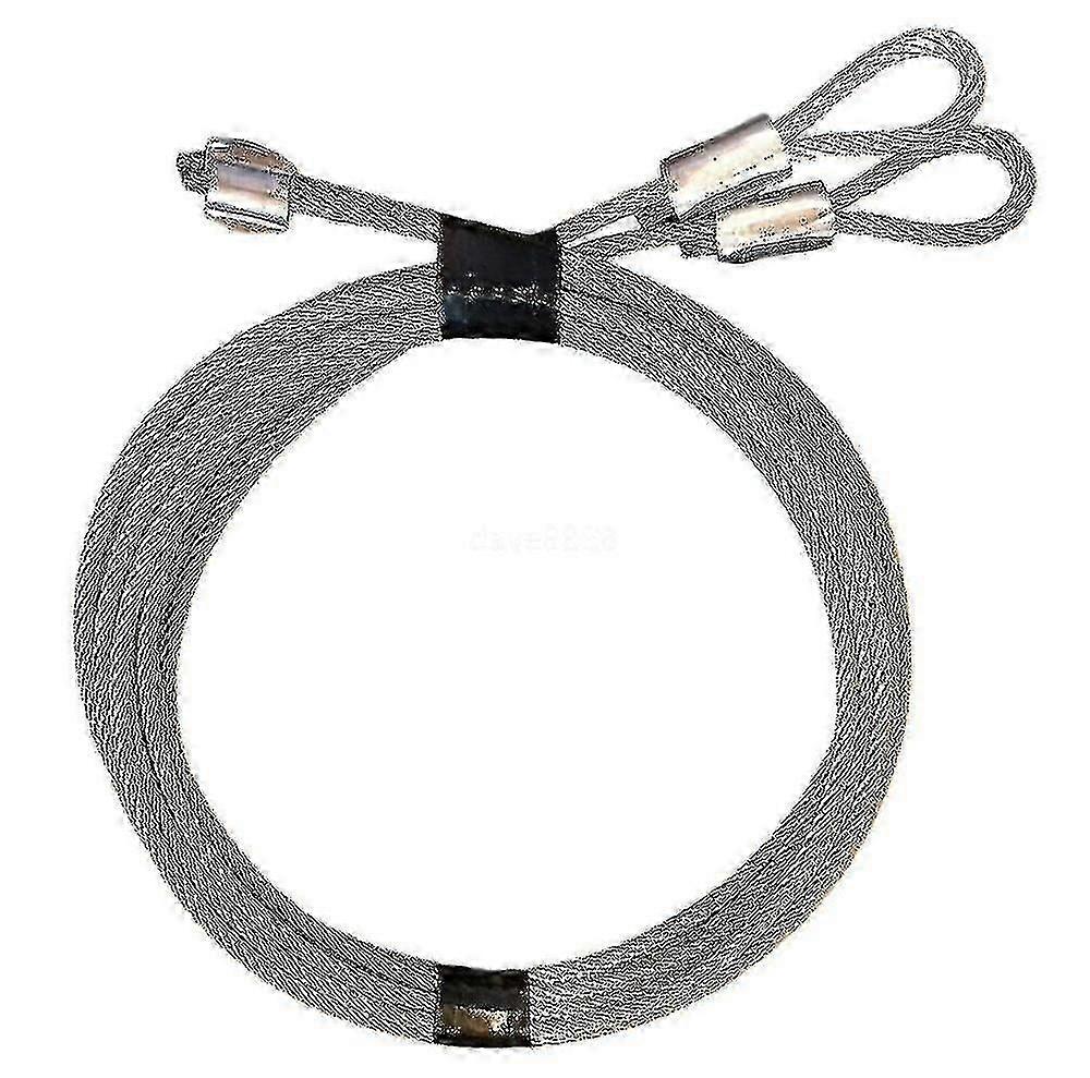 Security Garage Door Extension Cable Kit Galvanized Steel Braid S Hooks Zekai