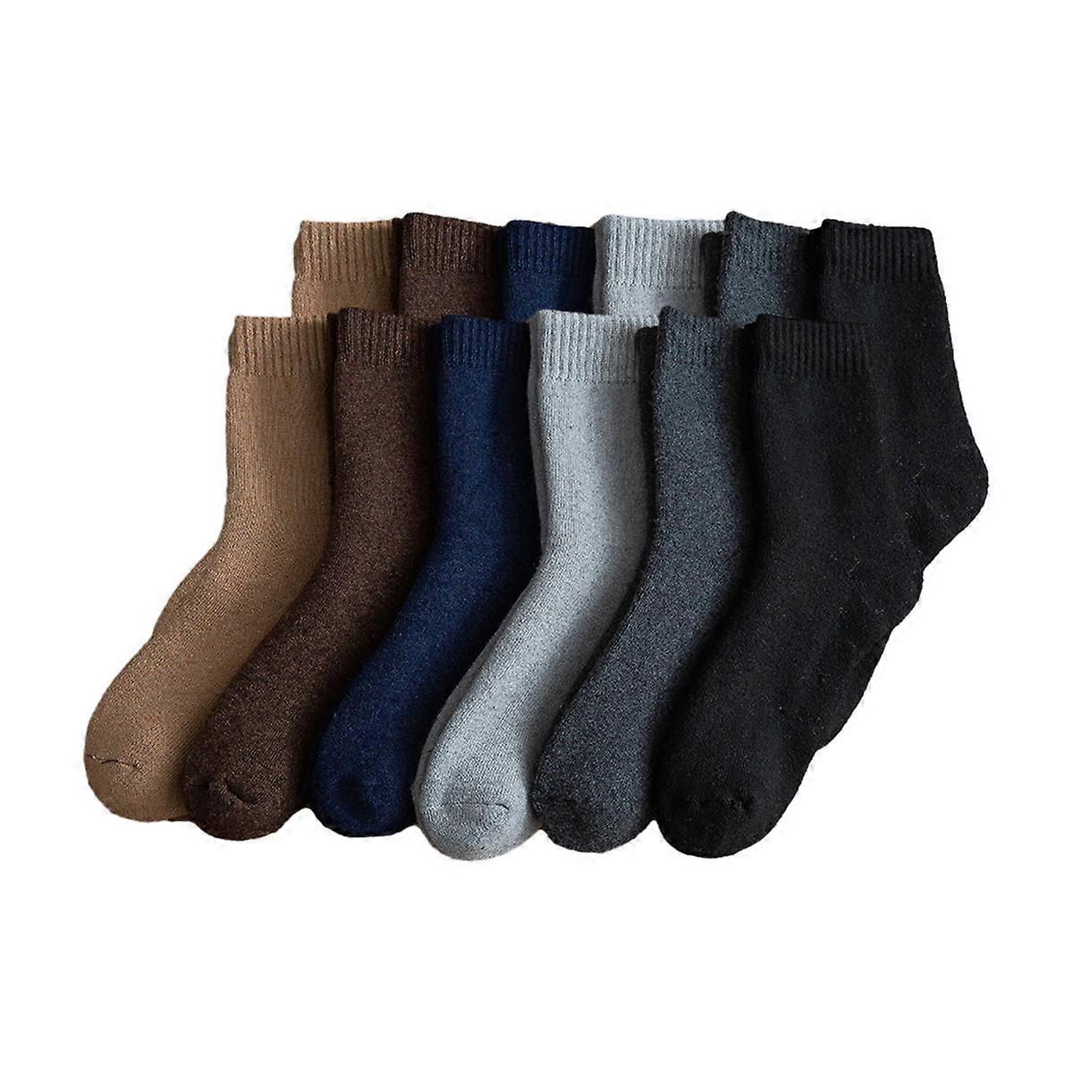Men's Thermal Winter Socks 6 Pairs