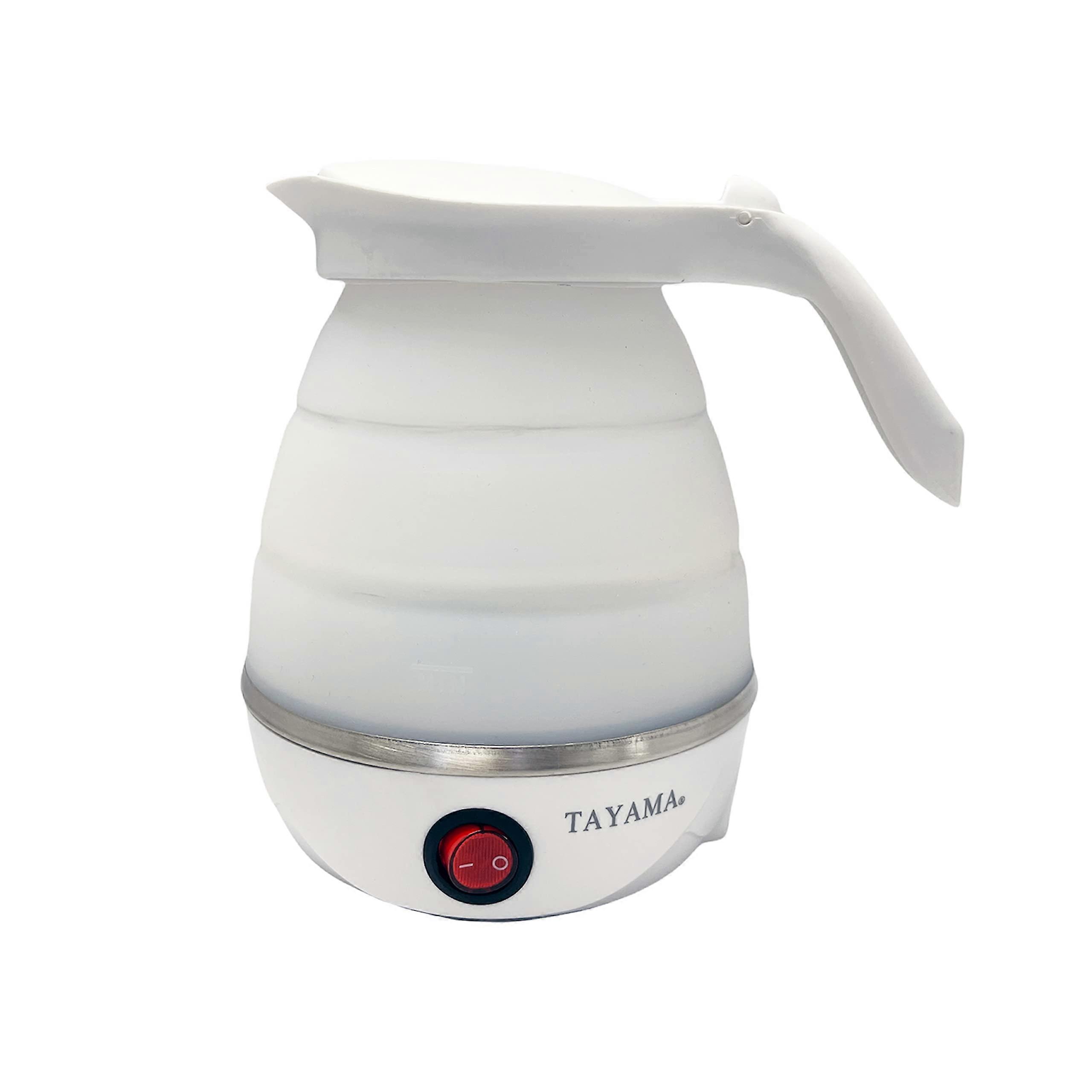 Collapsible Silicone Electric Kettle with Dual Voltage 110V/220V, Compact and Design for Travel