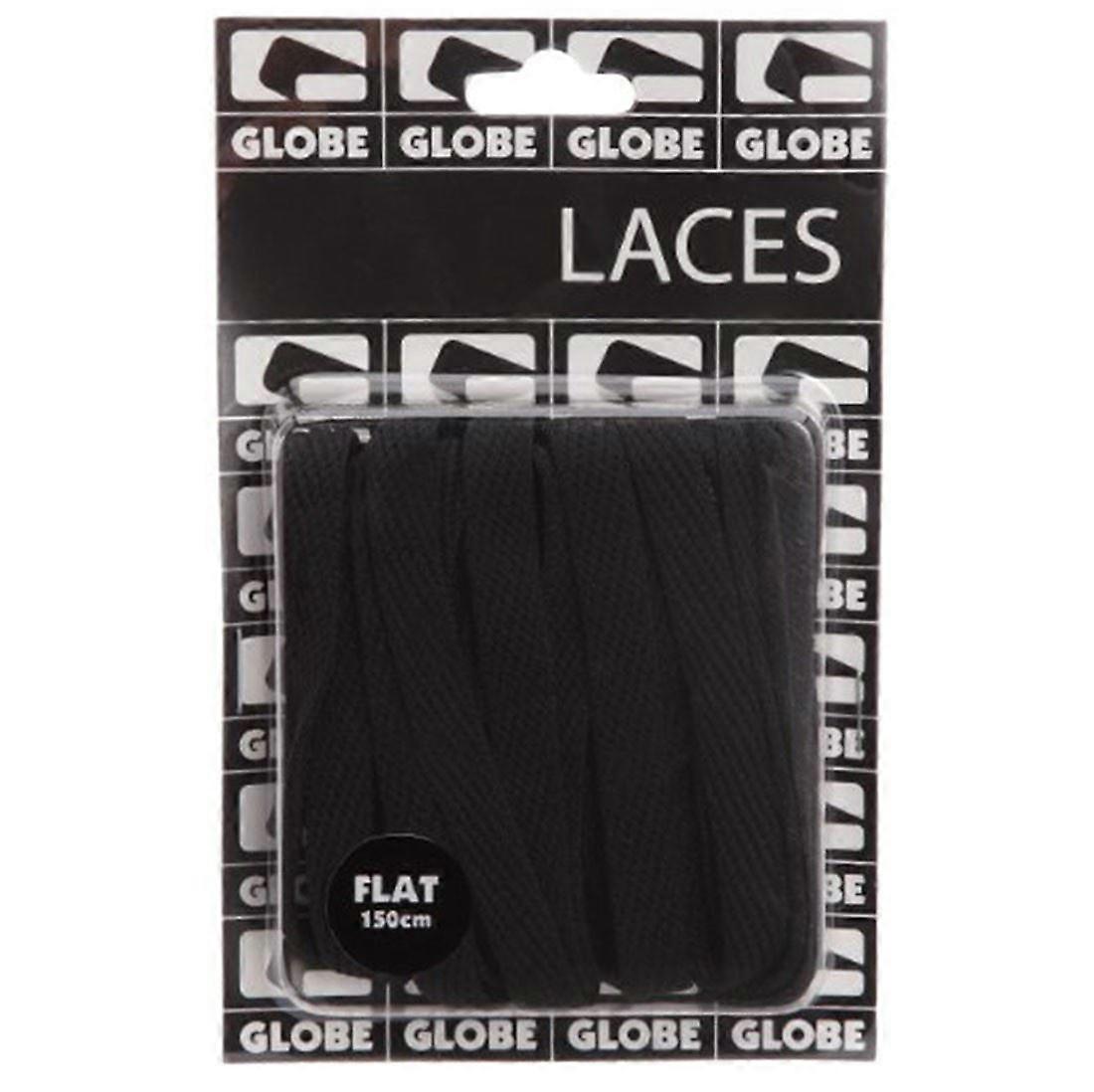 Globe Flat Unisex Laces in Black