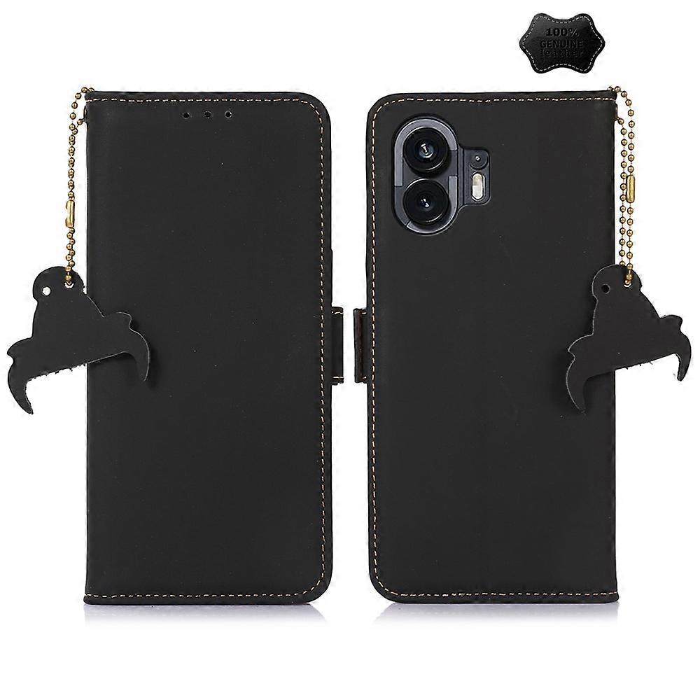 Leather Magnetic RFID Leather Phone Case For Nothing Phone 2