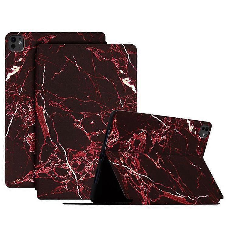 Compatible For iPad Pro 11 (2024) Case Pattern Print PU Leather Tablet Flip Cover