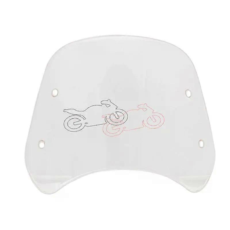 5-7 inch Motorcycle Retro Cafe Racer Headlight Windshield Instrument Visor Fit compatible for  XJR 1300 Suzuki GSX 1400 Royal MAXP