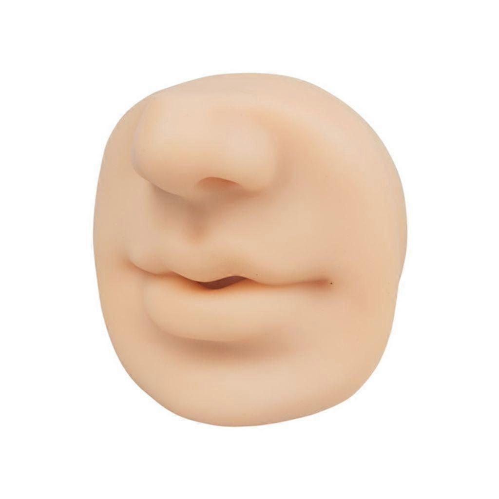 Mouth Smiling Lip Practice Skin Silicone Lip Model for Training and Display