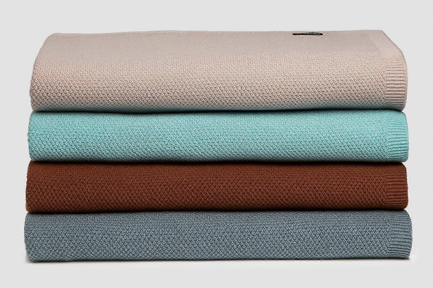 Bemboka Moss Stitch Cotton Baby Cot Blankets