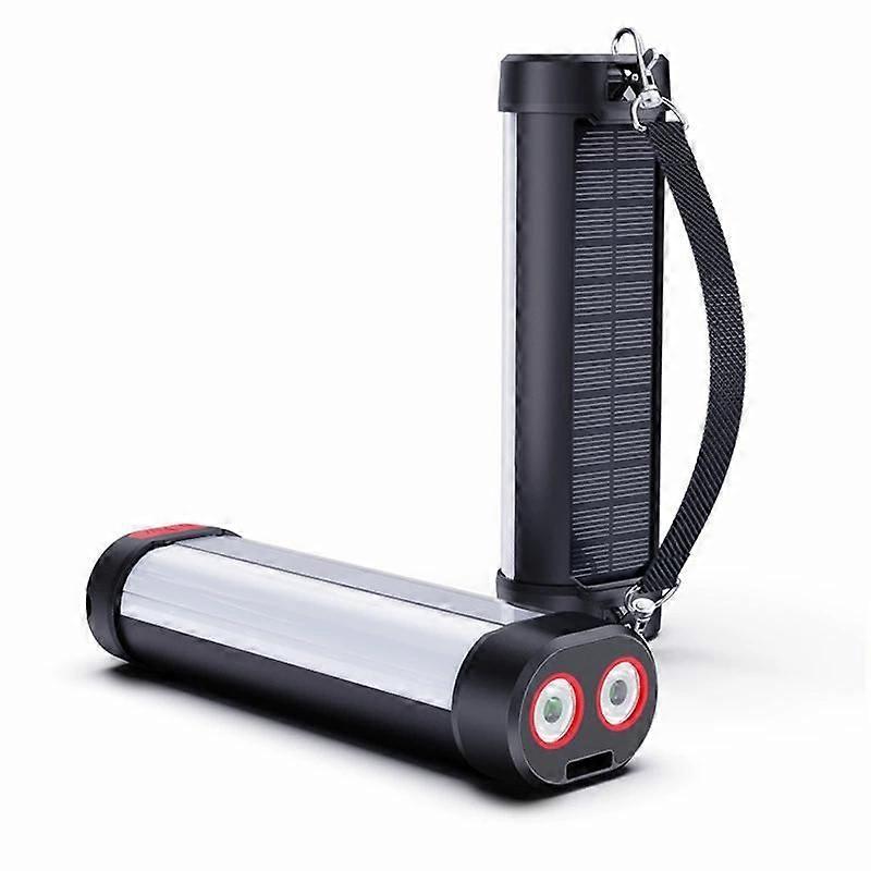 Solar Camping Lantern,1800LM,13 Light Modes, 3000mAh Battery, IP66 Waterproof,Rechargeable Camping Lights LED Flashlight for Hurricane, Emergency, Pow