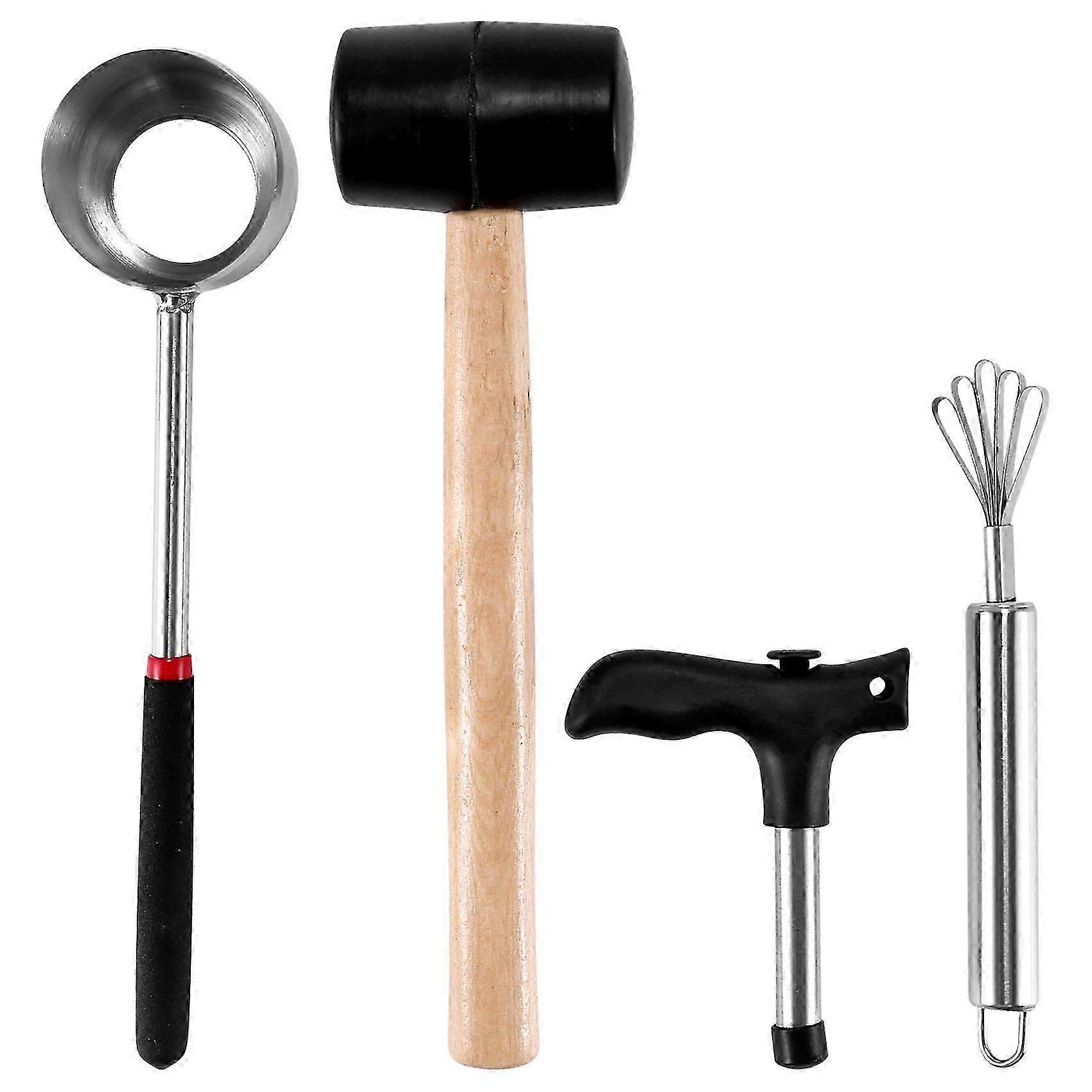 Kit d'ouverture de noix de coco en acier inoxydable Coco Jack