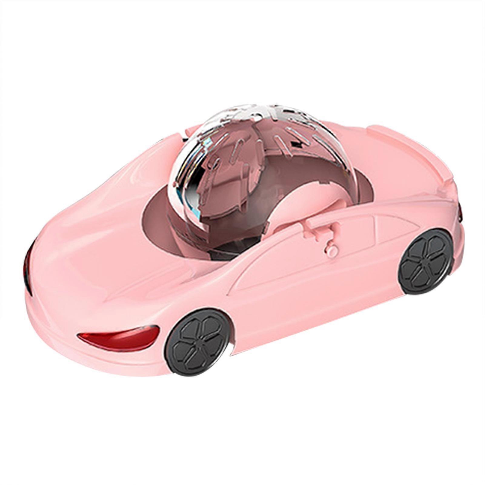 Pet Powered Exercise Car for Hamsters & Gerbils - Transparent Rolling Ball & Smooth-Rolling Fitness Wheel