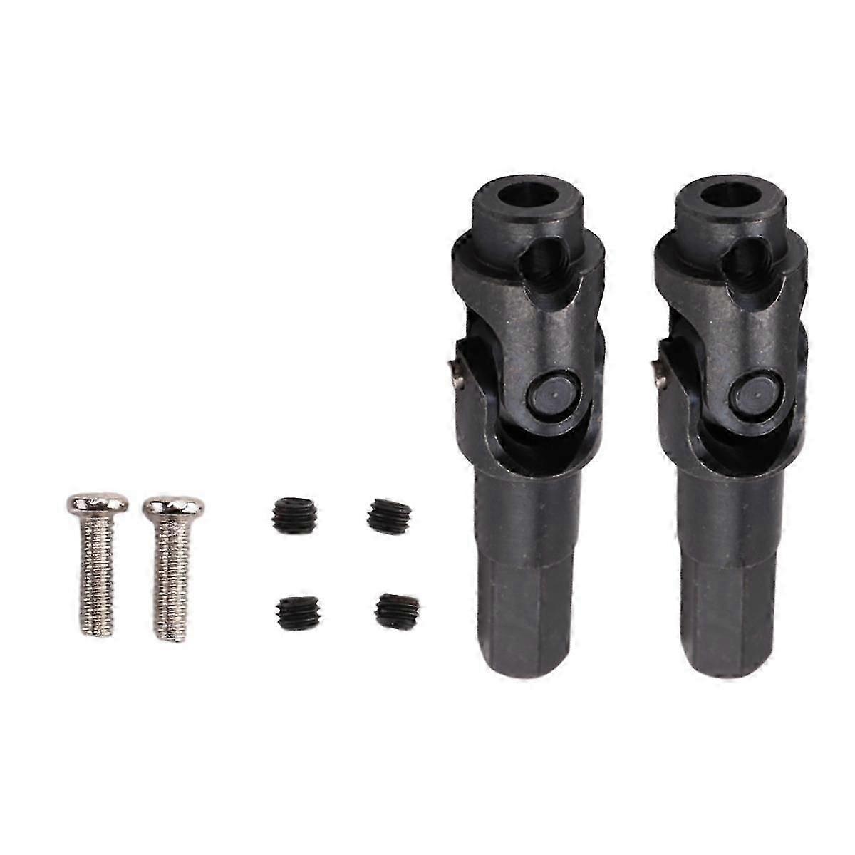 2 st metall universell drivaxel för C14 C24 C34 C44 B14 B16 B24 B36 1/16 RC bildelar JNS