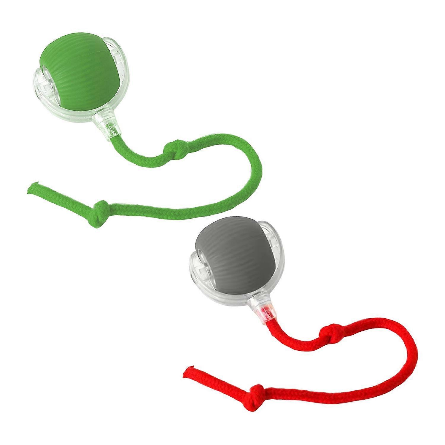 2Pcs Self-Rolling Ball Cat Toys Chew-Resistant Automatic Moving Ball Motion Activated Interactive