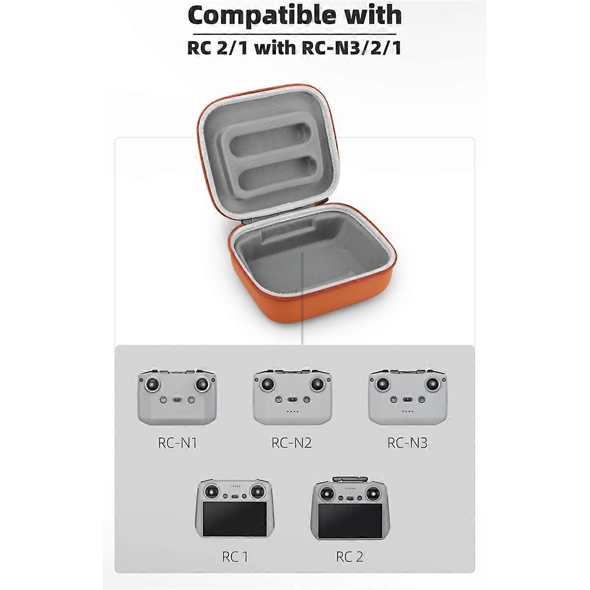 Storage Bag for /1 RC-N3/2/1 Portable Carrying Case Waterproof Shockproof for Drone Remote Control