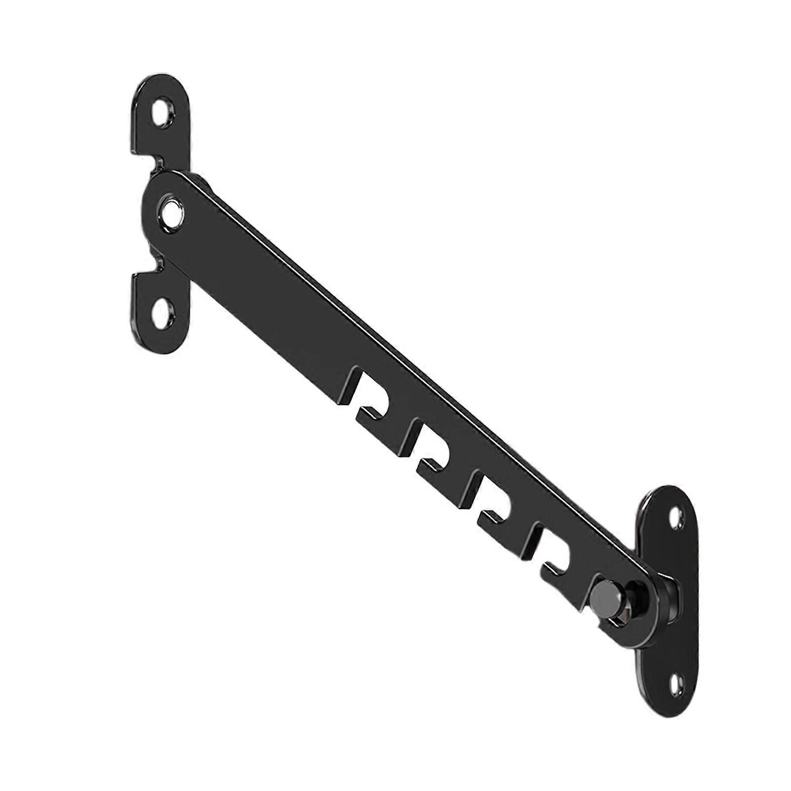 Upgrades Steel Window Restrictor Adjustable Security Locks Child Safety Latches Simple Installation for Slanted Window  Black