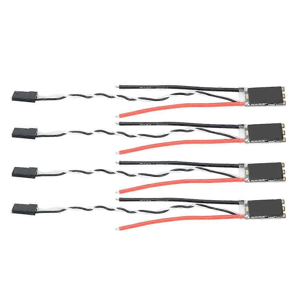 4PCS 20AS Brushless ESC Fast Switching Upgrade Parts Fit for FVT LittleBee（KS01813*4）(Black )