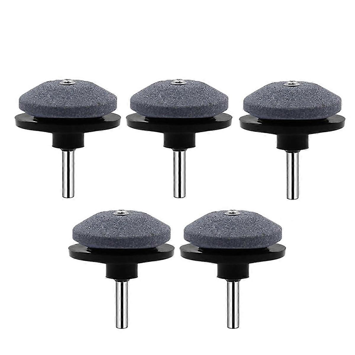 3PCS Lawnmower Dull Blade Sharpener, Lawn Mower Blade Sharpener Black