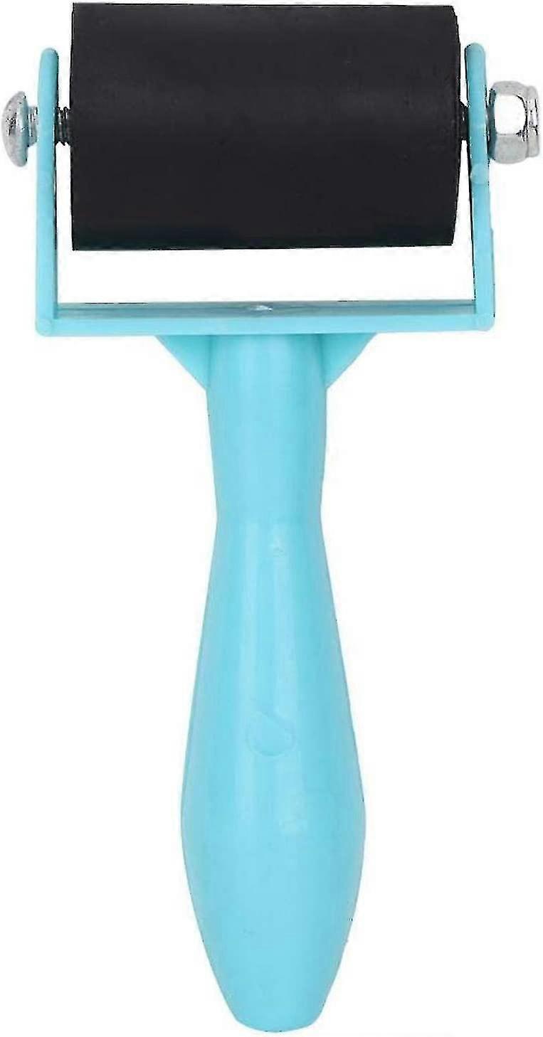 绿色 3.5 厘米橡胶滚筒 Brayer 刷 1 支装