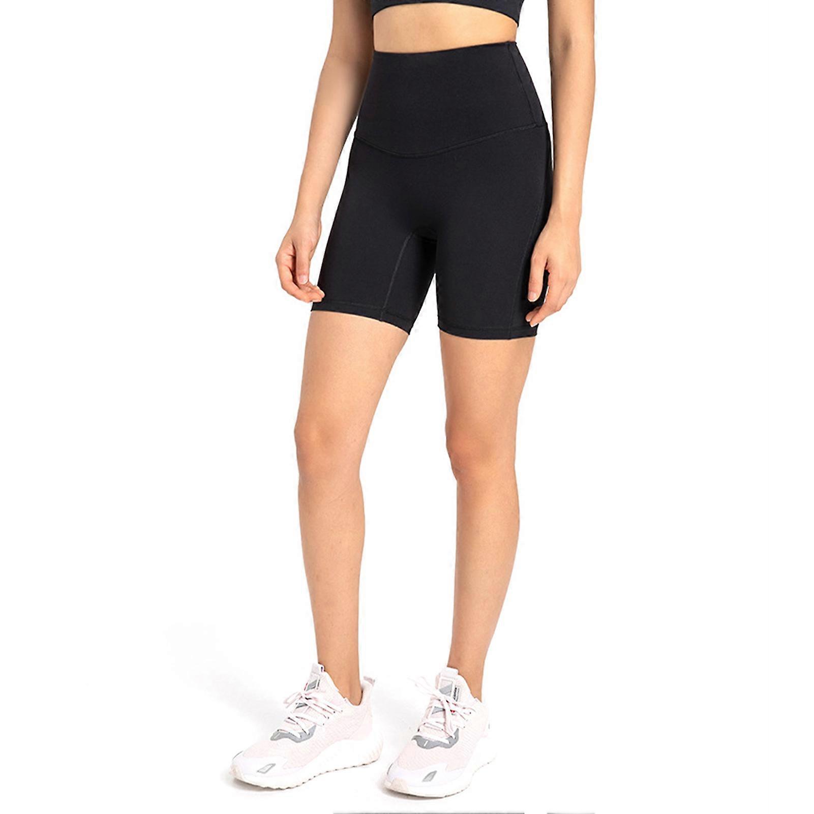 Women Yoga Shorts Buttock Shaping High Waist Close Fitting Slim Women Sport Cycling Shorts