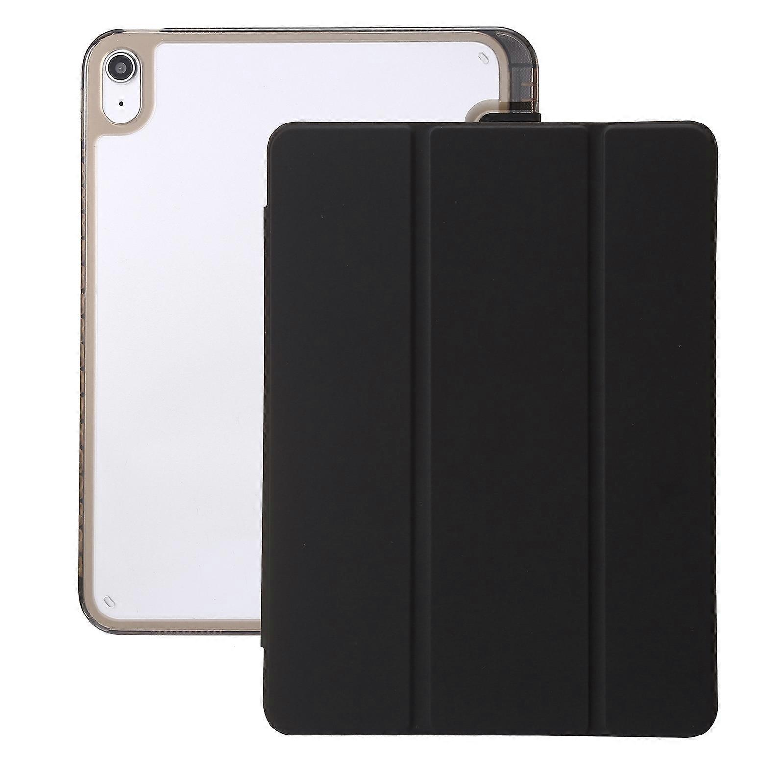 Clear Acrylic 3-Fold Leather Tablet Case
